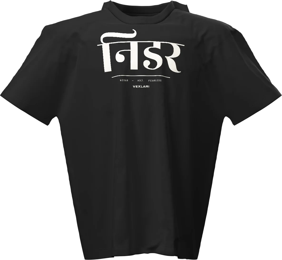 Nidar Devanagari Oversized Tee
